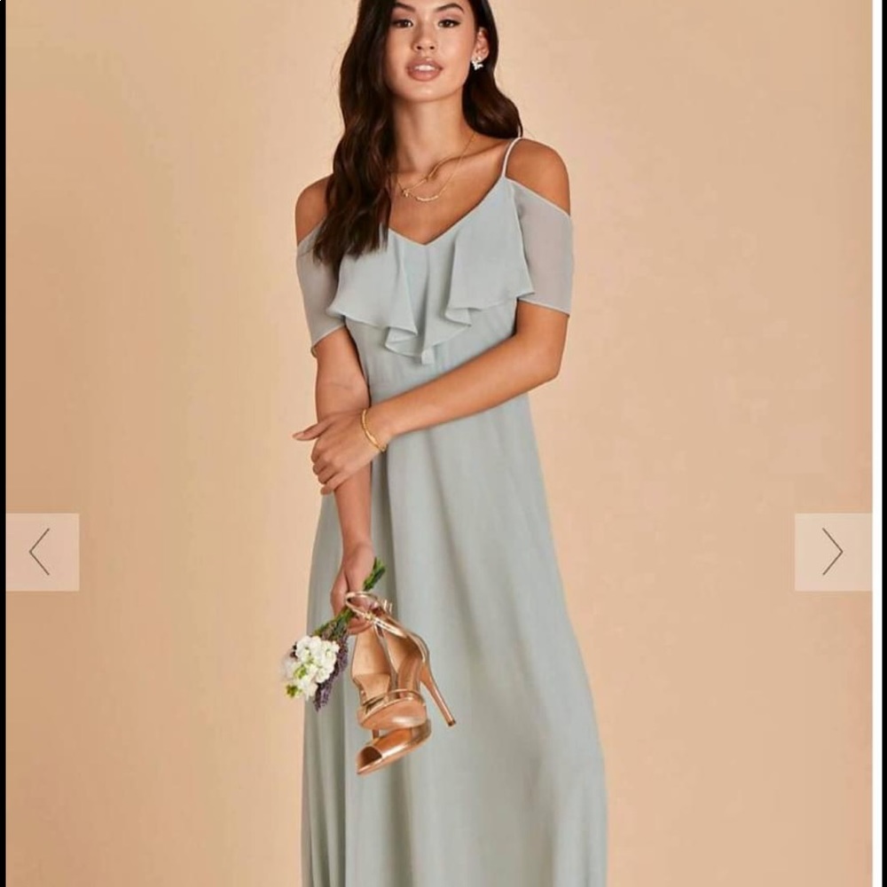 Birdie gray sage dress